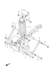 palanca de amortiguación trasera (gsx1300rauf e19)