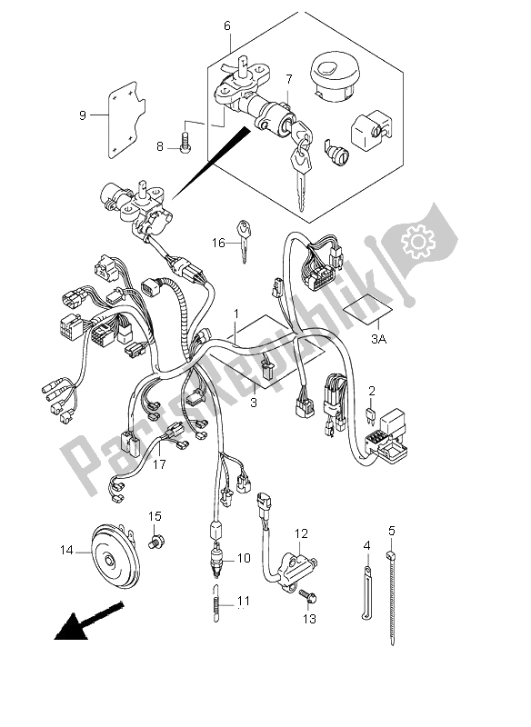 Toutes les pièces pour le Faisceau De Câblage du Suzuki VL 800 Volusia 2002