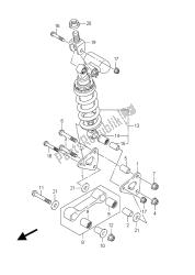 dźwignia poduszki tylnej (gsx-r1000uf e21)