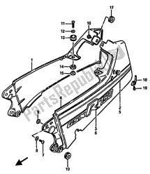 cubierta de la cola del asiento