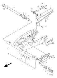 bras oscillant arrière