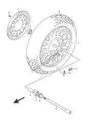 roue avant (vl800c e24)