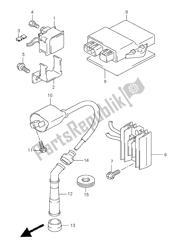 Toutes les pièces pour le électrique du Suzuki DR Z 400S 2008