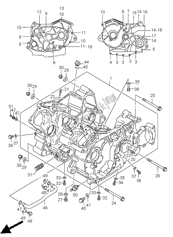 Alle onderdelen voor de Carter van de Suzuki VS 800 Intruder 2005