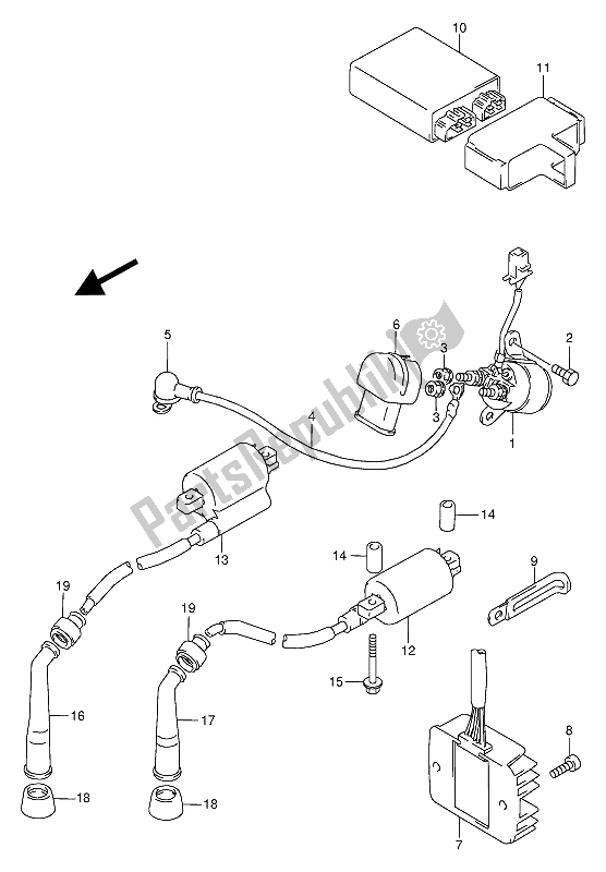 Tutte le parti per il Elettrico del Suzuki VX 800U 1994