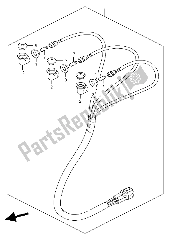 All parts for the Pilot Lamp of the Suzuki LT Z 400 Quadsport 2004