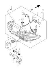 luz de combinación trasera