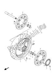 roda dianteira (gsr750za)