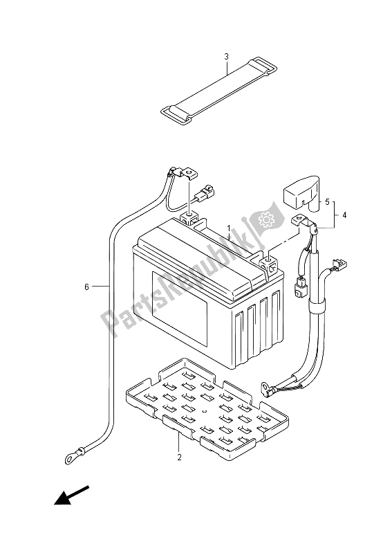 Wszystkie części do Akumulator (gsf650s) Suzuki GSF 650 Sasa Bandit 2012
