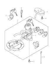 juego de cerradura (para caja pannir)