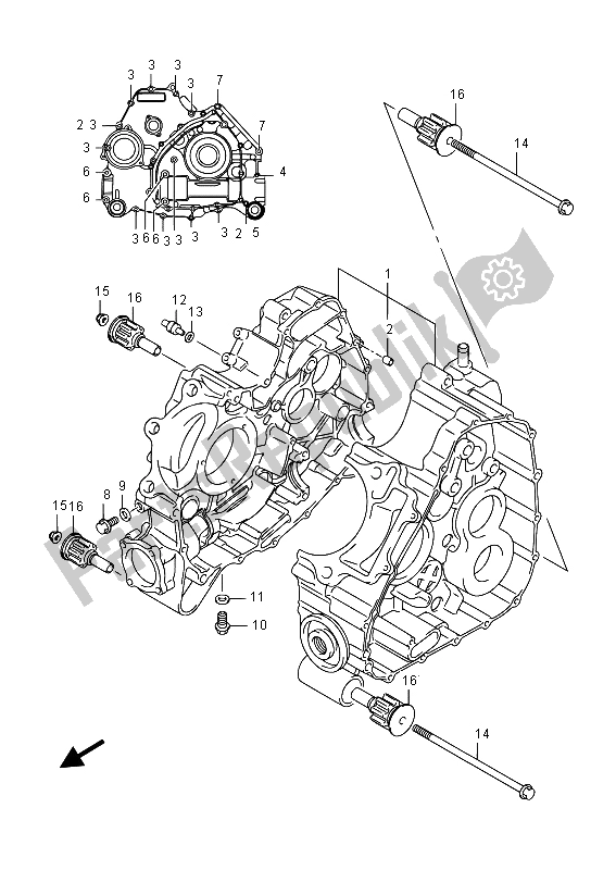 Wszystkie części do Korbowód Suzuki LT A 750 XPZ Kingquad AXI 4X4 2015