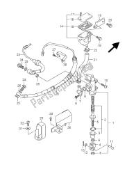 maître-cylindre arrière (sv650a-ua-sa-sua)