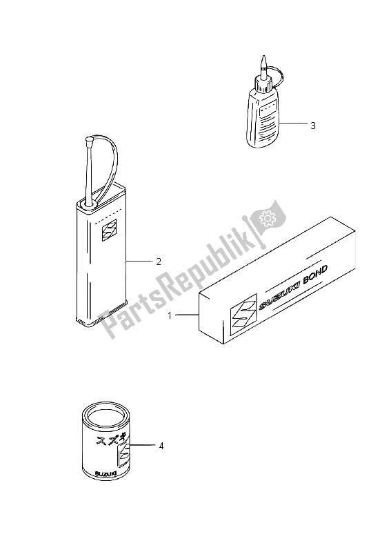 Wszystkie części do Opcjonalny Suzuki DR Z 70 2015