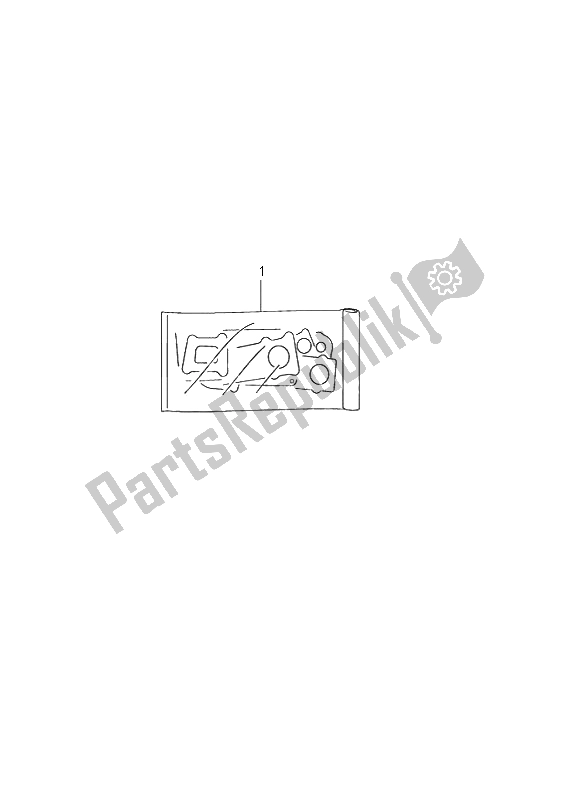 All parts for the Gasket Set of the Suzuki GSX 1400 2002