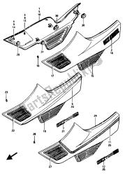 FRAME COVER (GSX1100ES)