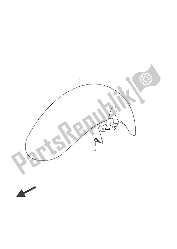 Wszystkie części do Przedni B? Otnik (vlr1800uf E19) Suzuki C 1800R VLR 1800 Intruder 2011