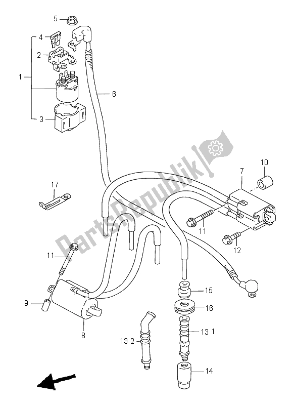 Todas las partes para Eléctrico de Suzuki GSX R 1100W 1998