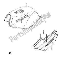 brandstoftank en framedeksel