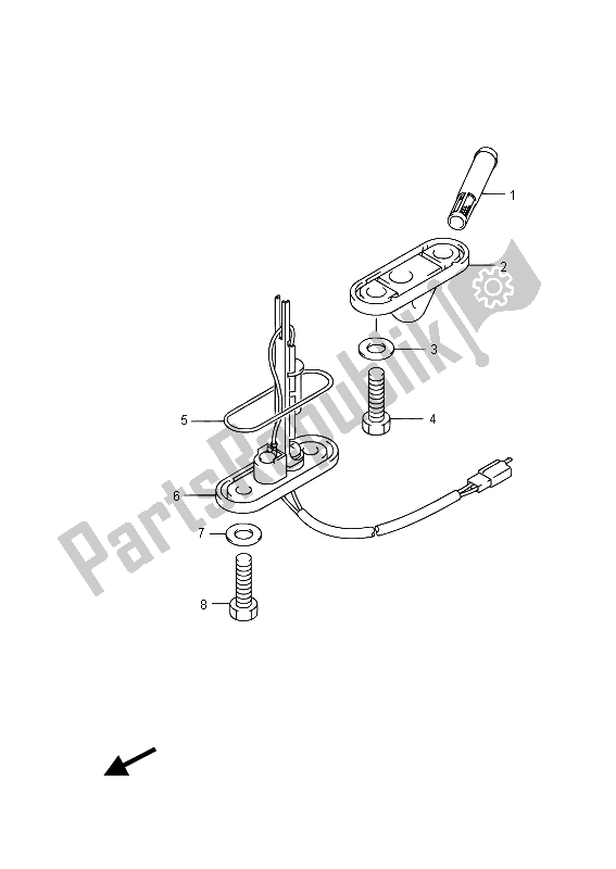 Tutte le parti per il Rubinetto Del Carburante del Suzuki RV 125 2015