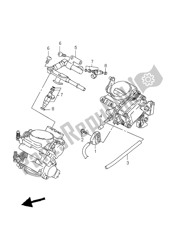 Todas as partes de Tubo De Entrega De Combustível do Suzuki DL 1000 V Strom 2007