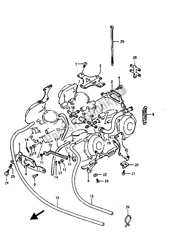 Wszystkie części do Z?? Czki Ga? Nika Suzuki GV 1400 GD 1988