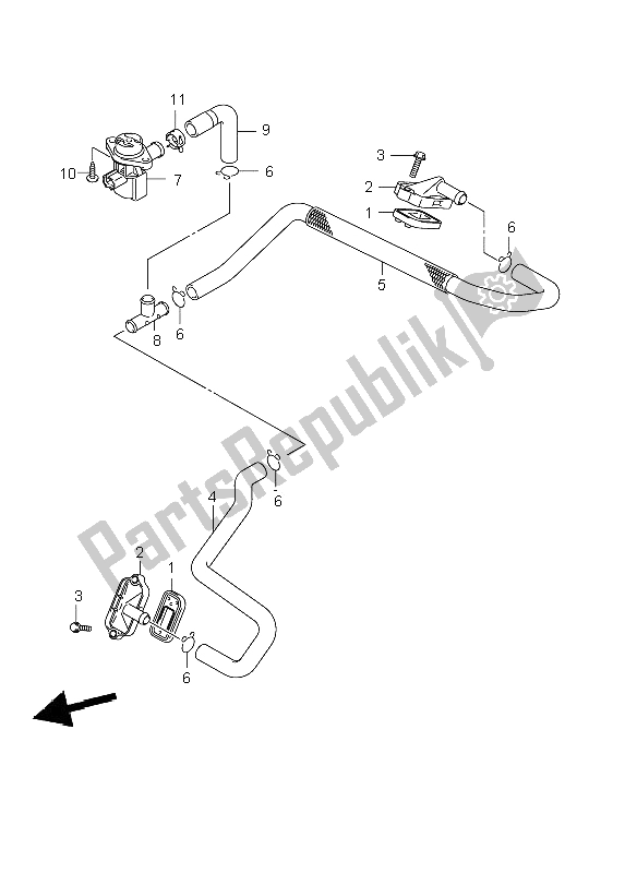 Todas las partes para 2do Aire de Suzuki DL 650A V Strom 2009