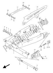 brazo oscilante trasero (gsf1200-s)