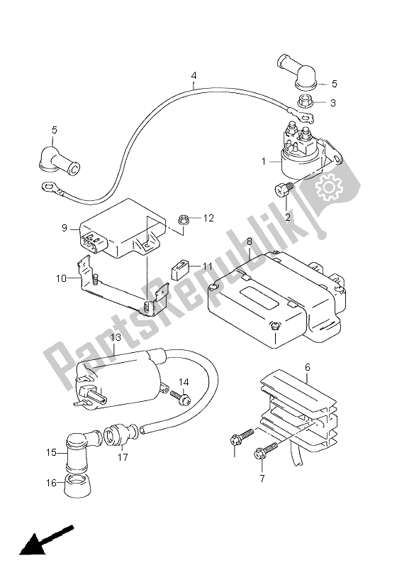 Wszystkie części do Elektryczny Suzuki GN 125E 1998