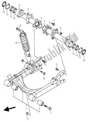 bras oscillant arrière