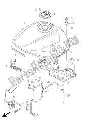 réservoir de carburant (gsx650fa e21)