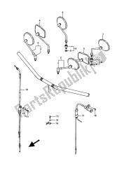 HANDLEBAR & CONTROL CABLE (VS750GLF)