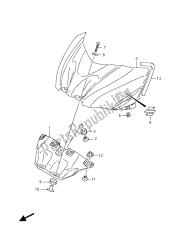 przednia osłona zbiornika paliwa (gsx-r1000z)