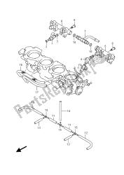 manguera y junta del cuerpo del acelerador (gsx-r1000z)