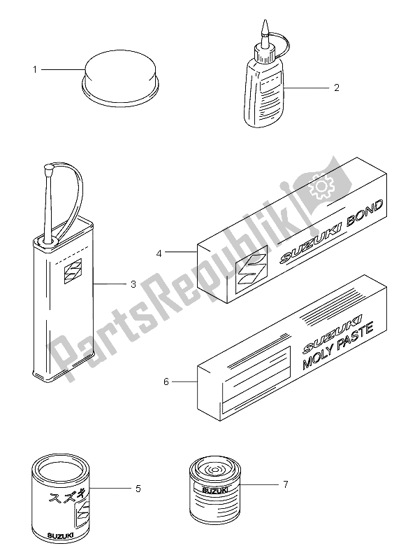 Tutte le parti per il Opzionale del Suzuki VL 125 Intruder 2006