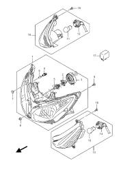 lampada frontale combinazione