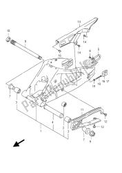 achterste zwenkarm (GSX-R750UF E21)