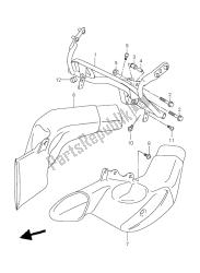 partes de instalación del cuerpo de la capucha