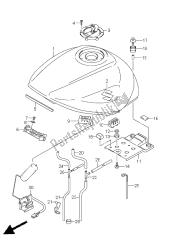 réservoir de carburant (gsx650fua e21)