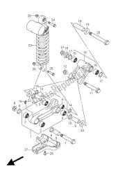 palanca de amortiguación trasera (lt-z400)