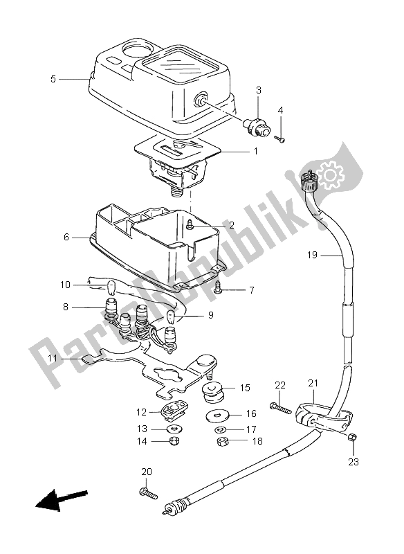Wszystkie części do Pr? Dko? Ciomierz Suzuki DR 125 SE 1998
