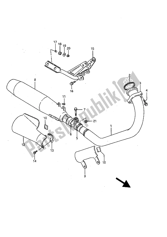 Wszystkie części do T? Umik Suzuki LS 650P Savage 1994