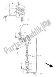 REAR MASTER CYLINDER (GSF1200SA)