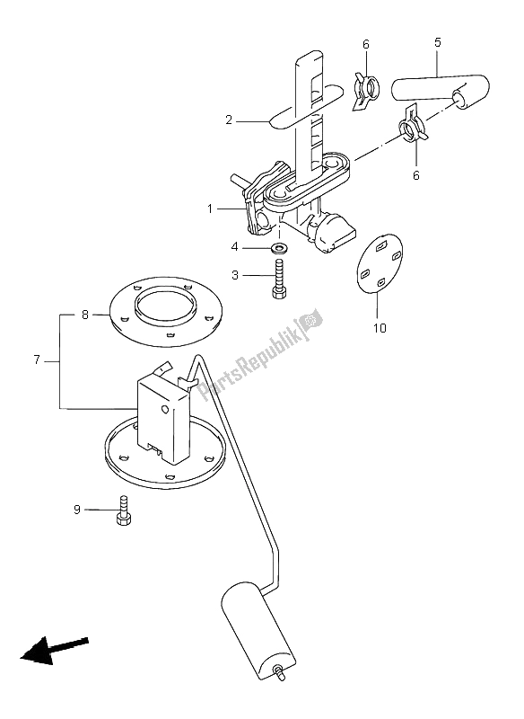 Todas las partes para Grifo De Combustible de Suzuki GSX 600F 1999