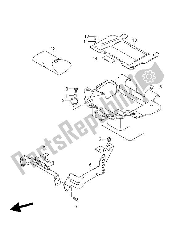 Toutes les pièces pour le Titulaire du Suzuki VZR 1800 RZ M Intruder 2007