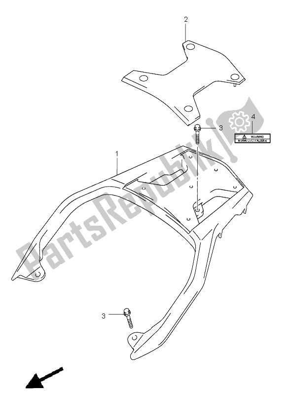 Tutte le parti per il Vettore del Suzuki DL 1000 V Strom 2004