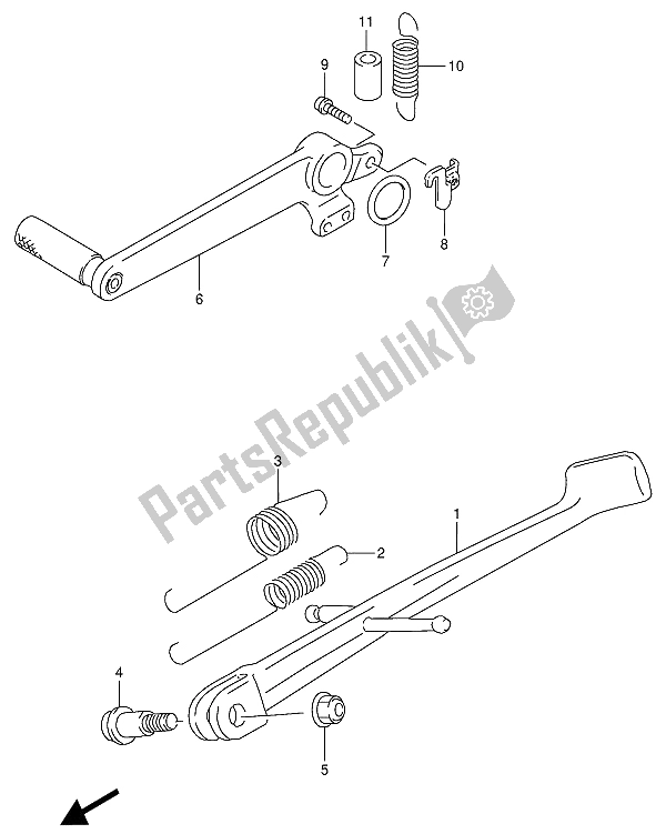 Todas as partes de Ficar do Suzuki RF 900R 1994