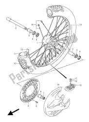 roda dianteira (rm250)