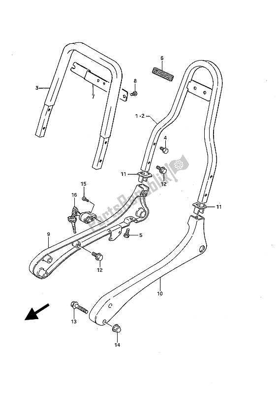 Wszystkie części do R? Czka Pasa? Era Suzuki LS 650 FP Savage 1986