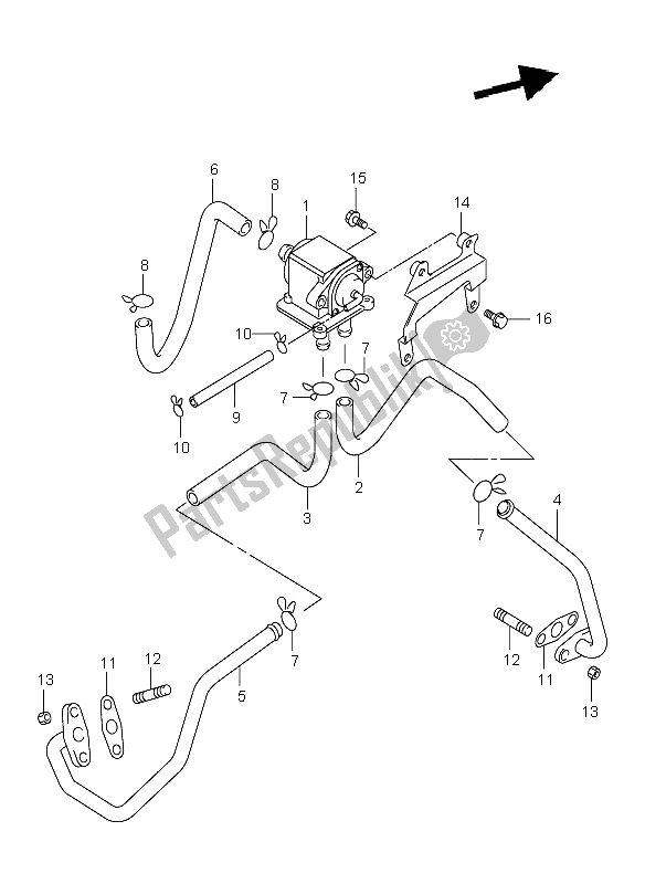 Tutte le parti per il 2a Aria (e18, E22) del Suzuki TL 1000R 2001