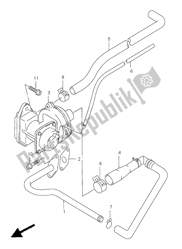 Tutte le parti per il 2a Aria (e18) del Suzuki XF 650 Freewind 2000